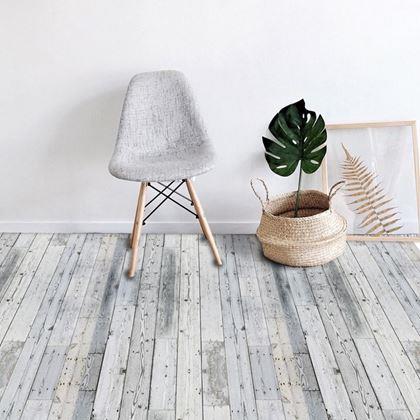 Imaginea din Folie autocolantă pentru mobilier și podea 3m - scânduri vintage gri