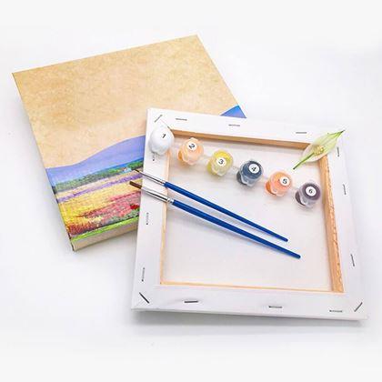 Imaginea din Picturarea pe numere pentru copii  -  broscuță