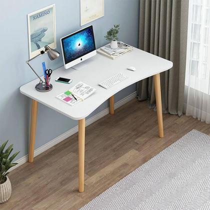 Imaginea din Birou de birou 100x60 cm alb/lemn deschis