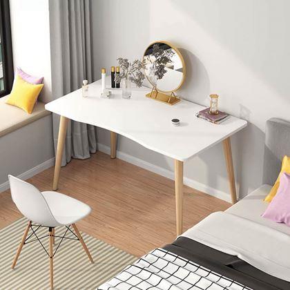 Imaginea din Birou de birou 100x60 cm alb/lemn deschis