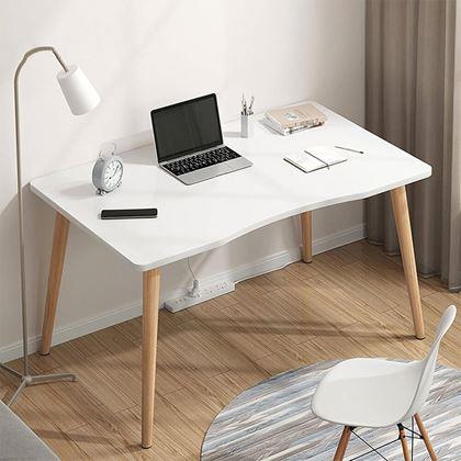 Imaginea din Birou de birou 100x60 cm alb/lemn deschis