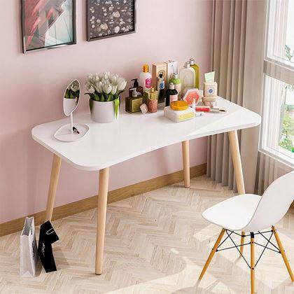 Imaginea din Birou de birou 100x60 cm alb/lemn deschis
