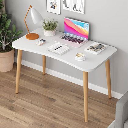 Imaginea din Birou de birou 100x60 cm alb/lemn deschis