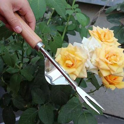 Imaginea din Smulgător de buruieni cu leagăn și mâner din lemn