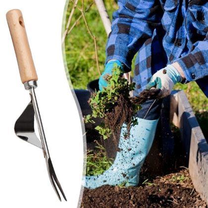 Imaginea din Smulgător de buruieni cu leagăn și mâner din lemn