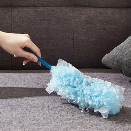 Imaginea din Mop pentru praf - mâner + 3 huse