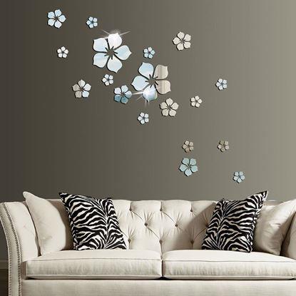 Imaginea Autocolante decorative oglindă - flori