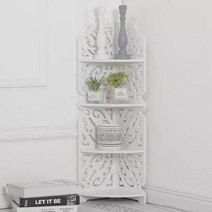 Imaginea Poliță de colț decorativă cu patru niveluri