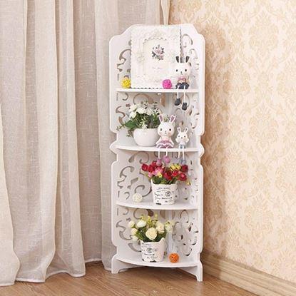 Imaginea Poliță de colț decorativă cu patru niveluri