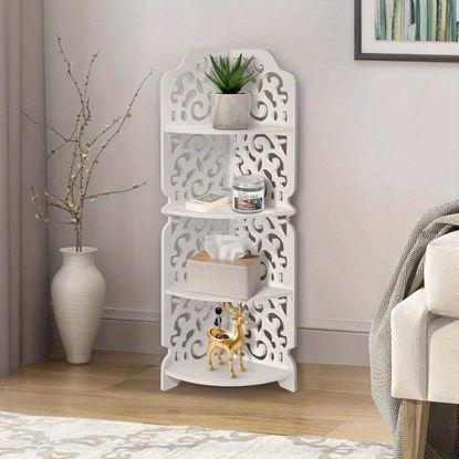 Imaginea Poliță de colț decorativă cu patru niveluri
