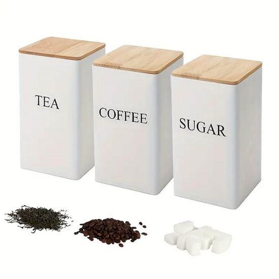 Imaginea din Set de recipiente pentru cafea, ceai și zahăr