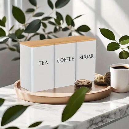 Imaginea din Set de recipiente pentru cafea, ceai și zahăr