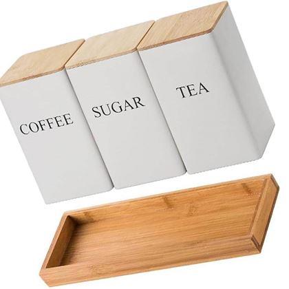 Imaginea din Set de recipiente pentru cafea, ceai și zahăr