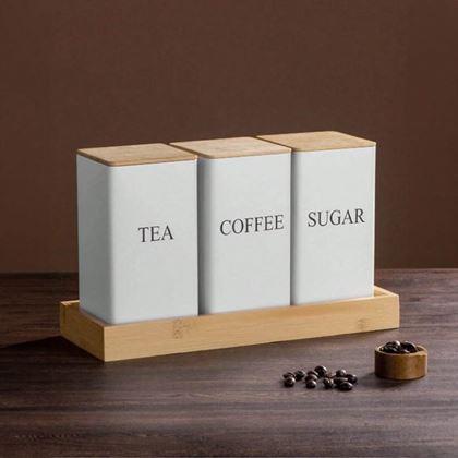 Imaginea din Set de recipiente pentru cafea, ceai și zahăr