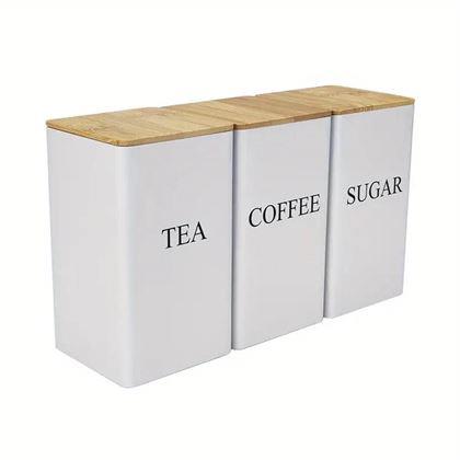 Imaginea din Set de recipiente pentru cafea, ceai și zahăr