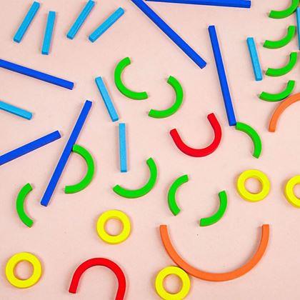Imaginea din Joc didactic din lemn - asamblarea imaginilor