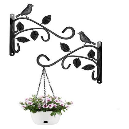 Imaginea din Suport decorativ din metal pentru ghivece de flori suspendate
