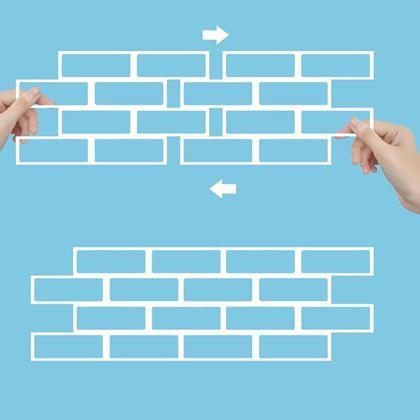 Imaginea din Șabloane pentru perete 4 bucăți - cărămizi