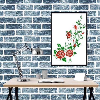 Imaginea din Șabloane pentru perete 4 bucăți - cărămizi