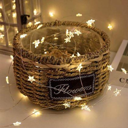 Imaginea din Șir luminos decorativ cu steluțe
