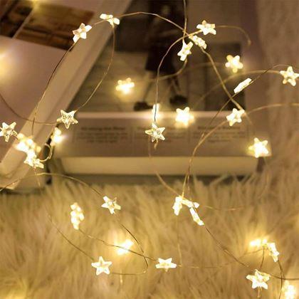 Imaginea din Șir luminos decorativ cu steluțe