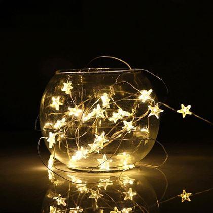 Imaginea din Șir luminos decorativ cu steluțe