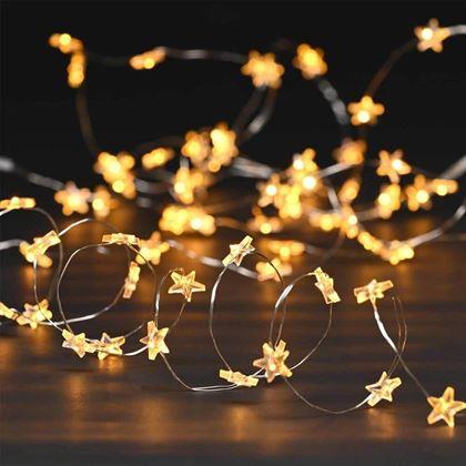 Imaginea din Șir luminos decorativ cu steluțe