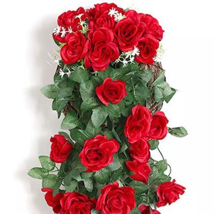 Imaginea din Floare artificială curgătoare 90 cm -  roșie