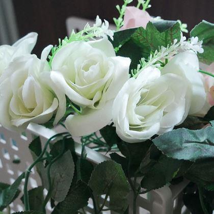 Imaginea din Floare artificială curgătoare 90 cm -  albă