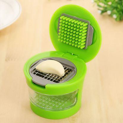 Imaginea Tocător manual de usturoi + 2 accesorii