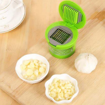 Imaginea Tocător manual de usturoi + 2 accesorii