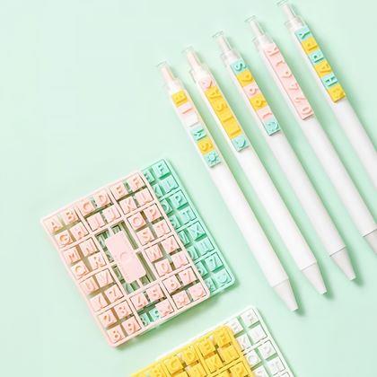 Imaginea din 2 buc. pixuri DIY cu mesaj personalizat