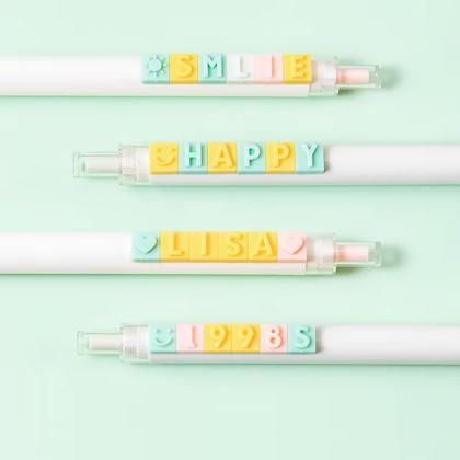 Imaginea din 2 buc. pixuri DIY cu mesaj personalizat