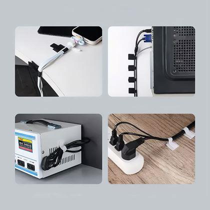 Imaginea din 10 buc benzi de prindere cu scai