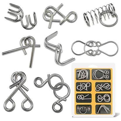 Imaginea Puzzle metalice 8 buc.