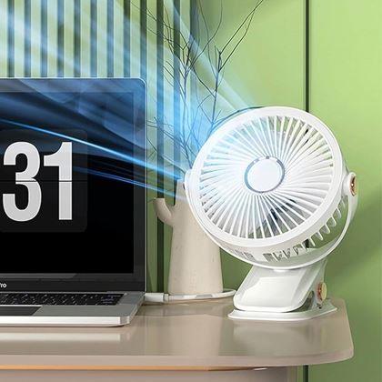 Imaginea din Ventilator de masă portabil cu clemă
