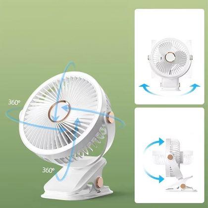 Imaginea din Ventilator de masă portabil cu clemă