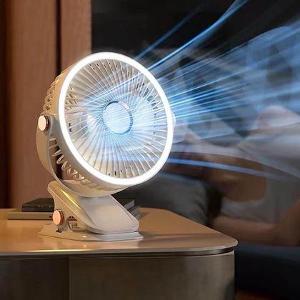 Imaginea din Ventilator de masă portabil cu clemă