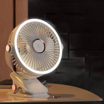 Imaginea din Ventilator de masă portabil cu clemă