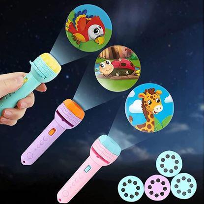 Imaginea Lanternă cu proiector - animăluțe