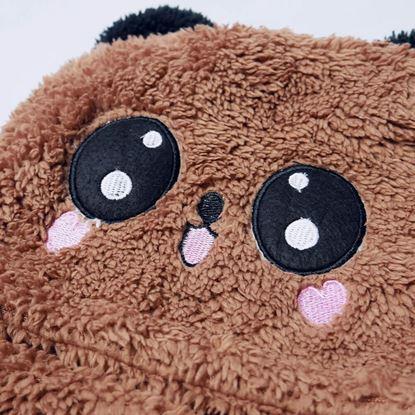 Imaginea Căciulă cu guler tip ursuleț, cu urechi