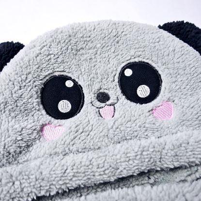 Imaginea Căciulă cu guler tip ursuleț, cu urechi