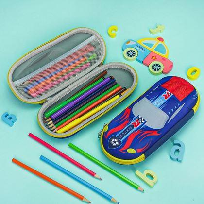 Imaginea din Penar/case cu design 3D – maşină de curse