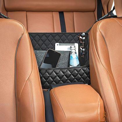 Imaginea din Organizator auto între scaunele din față