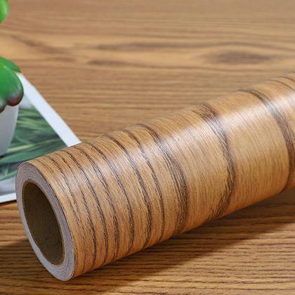 Imaginea din Folie autocolantă pentru mobilier și podea 3m - stejar rustic