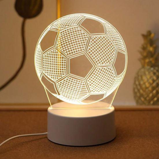 Imaginea din Lampă 3D - minge de fotbal