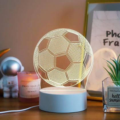 Imaginea din Lampă 3D - minge de fotbal
