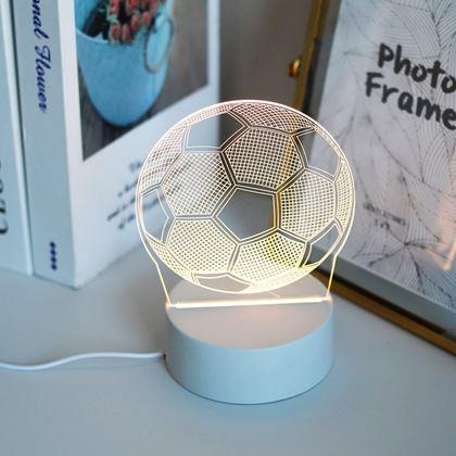 Imaginea din Lampă 3D - minge de fotbal