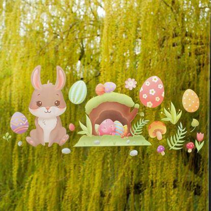 Imaginea Set mare de autocolante de Paște pentru fereastră, 9 coli