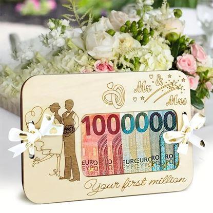 Imaginea Cadou de nuntă - cutie din lemn pentru bani